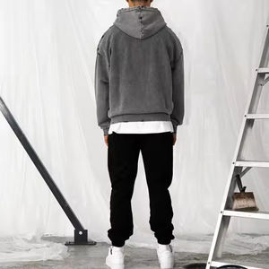 Sweat à capuche délavé à l'acide pour homme, design unique, qualité supérieure, vêtement d'extérieur décontracté pour l'hiver, design et couleur personnalisés, sweats à capuche délavés à l'acide - Product Image 3