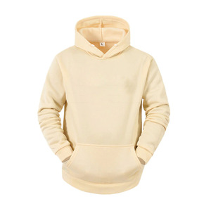 Sudadera con Capucha Personalizada Unisex de Algodón Grueso, Sudadera Lisa de Felpa con Bolsillo Frontal Tipo Canguro, Ropa Casual de Calle - Product Image 3