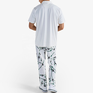 Camiseta de Golf de Manga Corta para Hombre, Personalizada con Logotipo Bordado, Transpirable, Tejida, 100% Poliéster, Alta Calidad, Precio Bajo - Product Image 3