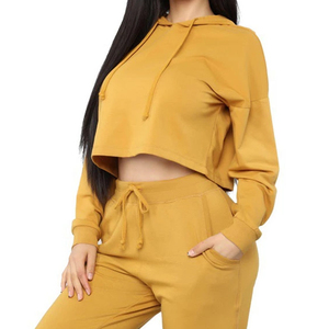 Conjunto Deportivo de Felpa para Mujer, Tallas Grandes, Dos Piezas, Ropa Deportiva Cálida para Invierno, Directo de Fábrica - Product Image 4