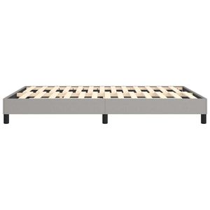 Cadre de lit double rembourré gris clair en bois d'ingénierie avec contreplaqué en polyester – Catégorie : Lit en bois d'ingénierie - Product Image 6