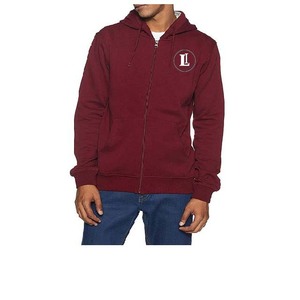 Sudadera con Capucha Personalizada, Cierre Completo, Impresión de Letras en Toda la Superficie, Estilo Urbano, Talla Grande Disponible, 100% Algodón para Hombre - Product Image 1