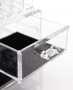 High <b>Storage</b> Clear Acrylic Organizer Drawer Display for Makeup Cosmetics Beauty Supplies Vanity Bathroom Cabinet - Product Image 2