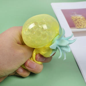 Pineapple Squishy Fidget Toy Silicone <b>Stress</b> <b>Ball</b> Cute Desk & Fruit Sensory Play 5 to 7 Years - Product Image 2
