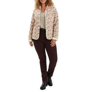 Chaqueta Acolchada Reversible Blanca para Mujer Talla Grande, Ecológica, Resistente al Viento, Transpirable, Ligera y Cálida para Invierno, de Doble Cara - Product Image 6