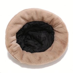 Winter New Solid Color Light Board Bucket Women's Japanese Style Fresh Simple Basin Outdoor <b>Warm</b> <b>Hat</b> - Product Image 4