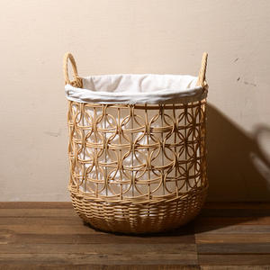 Cheap Price Natural Rattan Round Multi-Purpose Storage Basket, Modern And Eco-Friendly, Used For Storing Laundry And Toys - Product Image 5