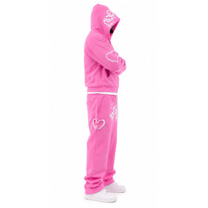 Sudaderas con Capucha de Alta Calidad 100% Algodón para Hombre, Ropa Deportiva, Conjuntos Deportivos, Sudadera con Capucha de Mezclilla Gruesa con Estampado Personalizado para Hombre - Product Image 3