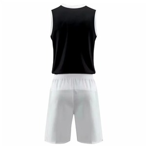 Ensemble d'uniformes de basketball courts respirants et tendance pour hommes, avec logo personnalisé, légers, 100 % polyester, pour équipe, avec nom d'équipe personnalisé - Product Image 4