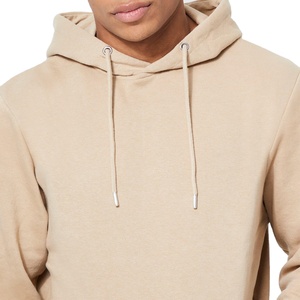 Sudadera con Capucha Ligera de Alta Calidad, 100% Algodón, Manga Larga, con Patrón Sólido y Cuello Bordado, Hecha a Medida - Product Image 3