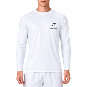 Camisetas Deportivas de Manga Larga para Hombre, Ajustadas, Transpirables, de Secado Rápido, sin Costuras, de Jersey Sólido, para Fitness y Running - Product Image 3