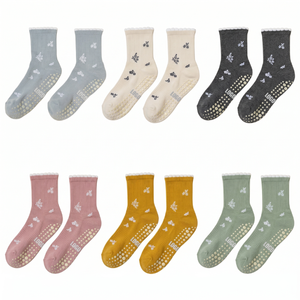 Custom Pilates Socks Wholesale Non <b>Slip</b> Grip Socks for Women Pilates Studio Cotton Yoga Socks with Logo Low MOQ - Product Image 1