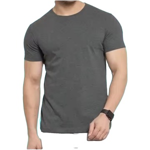 Meilleur prix promotionnel, t-shirts vierges en coton 100% écologiques, respirants, surdimensionnés, imprimés à l'écran pour hommes - Product Image 3