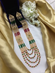 Collar de Cuentas de Aleación de Zinc Estilo Mala Indio/Pakistaní, Joyería de Moda para Bodas, Belleza Femenina - Product Image 6