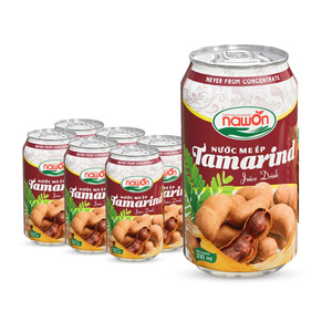 Jugo de Tamarindo Vietnamita Enlatado 330ML NAWON Bebidas y Alimentos Refrescos al por Mayor Bajo en Azúcar Halal Bebida Fría - Product Image 1