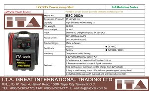 Arrancador de Baterías 12V/24V - Product Image 6