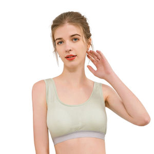Soutien-gorge de sport en soie de mûrier 2026, très populaire, à maintien élevé, sans coutures, confortable, respirant et doux pour femme - Product Image 1