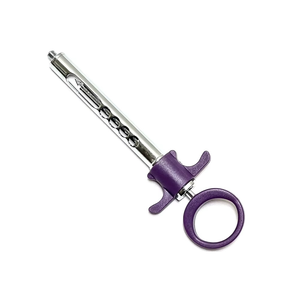 Seringue auto-aspirante passive dentaire Azicon - Poignée en plastique, acier inoxydable, seringues d'anesthésie locale dentaire réutilisables - Product Image 2