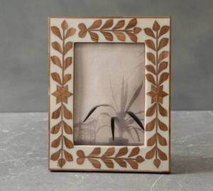 Customized Best Quality Handcrafted Beautiful Wooden Bone Resin Inlay Tabletop Photo <b>Frame</b> KISWAH CRAFT Durable Eco-Friendly - Product Image 2