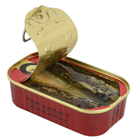 Achetez 50 boîtes de conserve de sardines de 125g à prix avantageux, corps de sardine en conserve dans l'huile végétale, durée de conservation de 24 mois, fabriqué en Thaïlande