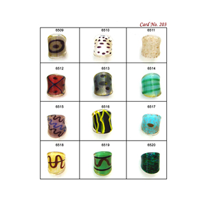 Indian Unique Design Handmade Crystal Lampwork Ring Glass Beads for Jewelry Making Luxury Ring Beads for <b>Bracelet</b> Making Bulk - Product Image 1