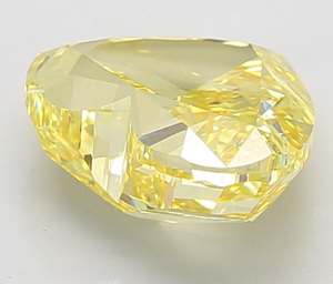 Diamante Amarillo Corte Corazón, Fantasía Vívida, VS1, de 6.20 a 6.30 Quilates, Gema Suelta para Fabricación de Joyería Fina Premium - Product Image 2