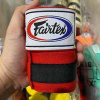 Mejores vendajes para manos y muñecas de mezcla de algodón, duraderos, sin látex ni pegamento, para Muay Thai, Boxeo, MMA, Kickboxing, entrenamiento en gimnasio, con logo personalizado