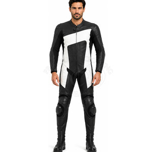 <b>Men</b> Adults Winter Lightweight Customizable Motorbike Riding <b>Suit</b> Stylish Motorcycle Wear Durable Leather Fabric <b>Waterproof</b> - Product Image 4