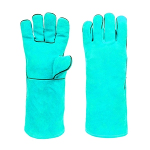 Gants de soudure en cuir de vachette de qualité supérieure, résistants à l'abrasion, pour barbecue, lutte contre les incendies, durables - Product Image 2