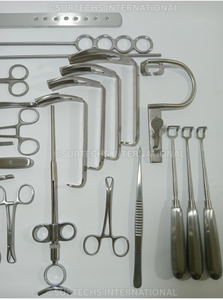 Surtechs Manual Tonsillectomy Adenoidectomy ENT Surgical Instruments Set 27 Pcs CE Certified Class I 1 Year Warranty <b>Model</b> - Product Image 2