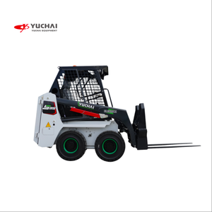 Mini 4x4 bánh xe tải với phía trước và backhoe 2 tấn đánh giá tải EPA máy kéo nhỏ vật lộn theo dõi Skid loader Mini Skid Steer loader - Product Image 3