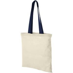 Sac fourre-tout en coton 100 GSM avec poignées colorées, léger, vierge, personnalisable, écologique, vente en gros, promotionnel, cadeau, shopping - Product Image 3