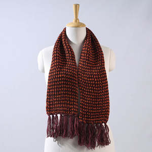 Mountain-Proof Unisex Knitted Scarf - Thermal Rib-Knit Muffler - Custom Logo Soft Winter Sporty Neck <b>Wrap</b> - Product Image 1