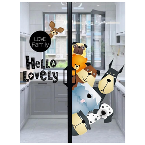 Vinilo Transparente Personalizado con Impresión UV para Ventanas, Adhesivo Decorativo para Vidrio - Product Image 1