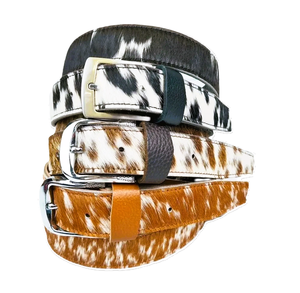 Cinturón de Cuero Vacuno Genuino de Lujo Personalizable para Mujer, Hebilla de Aleación, Cómodo, Casual y Duradero - Product Image 1