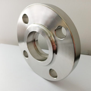 Bride à souder polie C-Way 2 1/2 pouces, norme ASTM ISO, PN25, acier au carbone, trou de boulon de 11 mm - Product Image 2