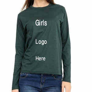 Camiseta estampada informal de alta calidad para niñas, manga larga y cuello transpirable, directa desde Bangladesh, para niños, Tops, grupo de edad - Product Image 4