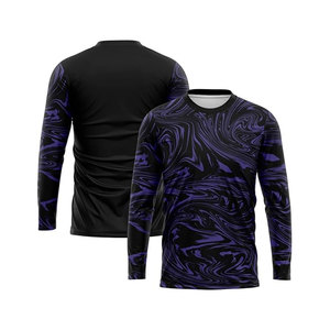 เสื้อยืดแขนยาวสำหรับบาสเกตบอล ฟุตบอล ยิงปืน ราคาประหยัด สำหรับผู้ใหญ่และเด็ก - Product Image 3