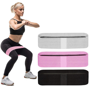 Fabric Hip Resistance Loop Band for Glute Training Home Gym Fitness Accessories Bulk Direct <b>Women</b> Exercise Clothing Product Logo - Product Image 3