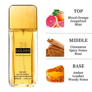 Eau de Toilette en Spray para Hombre, 3.4 fl oz, Perfume Duradero de Ámbar y Canela para Citas, Vida Diaria y Fiestas, Regalo Perfecto - Product Image 2