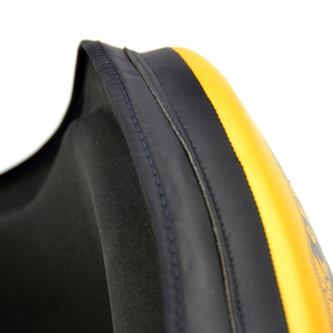 Protège-ventre en cuir de vachette respirant pour Kick Boxing MMA, fermeture auto-agrippante, arts martiaux, personnalisable OEM - Product Image 5