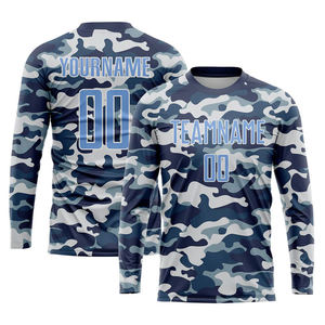 Camiseta de Fútbol Personalizada Azul Claro Real con Impresión por Transferencia Térmica, Absorbente de Humedad y Antibacteriana - Product Image 2