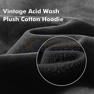 Prix de gros : Sweat à capuche délavé à l'acide, design optimal, léger, couleur personnalisable - Product Image 5