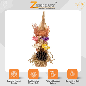 Ramo de Flores Secas Hecho a Mano y Ecológico – Decoración Navideña y Regalo Personalizable de la India a un Precio de Mercado Excepcional - Product Image 3