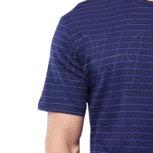 Camiseta de Manga Corta para Hombre, Azul Marino, Lisa, Casual, Holgada, 100% Algodón, Transpirable, Ecológica, de Secado Rápido, con Logotipo Personalizado al por Mayor - Product Image 5