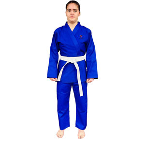 Uniforme d'arts martiaux classique Solid Trader, Gi en coton de qualité supérieure pour entraînement intense, pratique et performance, judo, karaté - Product Image 1