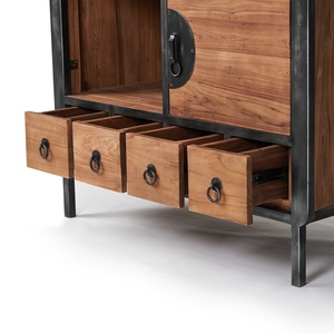 ตู้ครัวอเนกประสงค์ปรับแต่งได้ทันสมัยสำหรับเก็บอาหารผักสำหรับห้องนั่งเล่นบ้านฟาร์มโรงแรม - Product Image 5