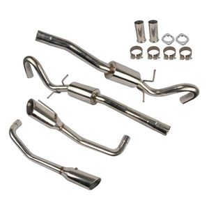 Système d'échappement de tuning pour Ford Mustang GT V8 1996-2004, double silencieux à embout ovale de 4 pouces, échappement cat-back - Product Image 6