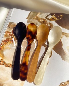 resin spoon heat resistant resin spoon durable resin spoon reusable resin spoon non toxic resin spoon bpa free resin spoon eco - Product Image 2