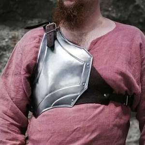 Auténticas hombreras de acero medievales, armadura de pecho hecha a mano para cosplay de caballero, disfraz de Halloween, recreaciones históricas, esmalte duro - Product Image 1